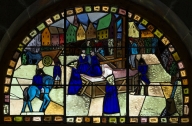 Verrière de la baie 00 : Les Filles de la charité d'Arras martyres à Cambrai