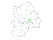 Les maisons et les fermes sur la commune de Bais