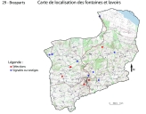 Les fontaines et lavoirs sur la commune de Brasparts