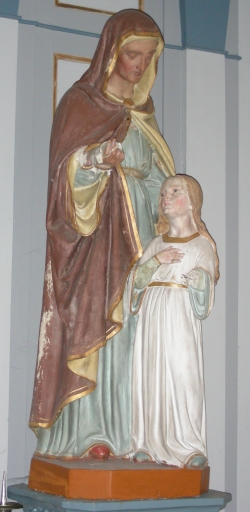 Statue : Education de la Vierge