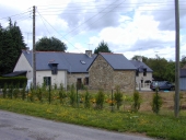 Alignement de maisons, la Baronnière (La Bouëxière)