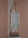 Statue : Vierge, dite Notre-Dame de Lourdes