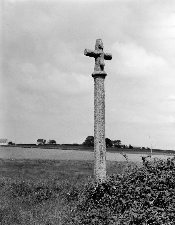 Croix monumentale, dite Croaz an Enez, l'Île (Plounévez-Lochrist)