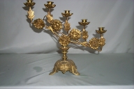 Série de 8 chandeliers d'autel