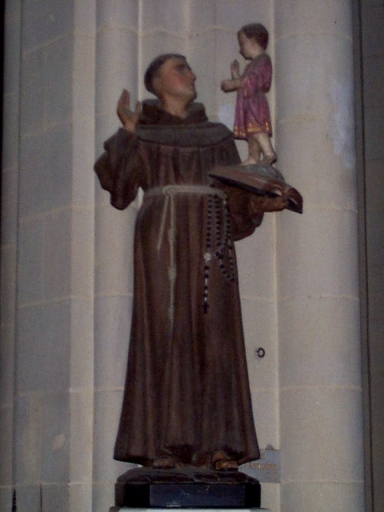 Statue : saint Antoine de Padoue