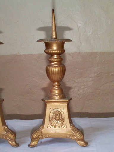 Ensemble 1 de 4 chandeliers d'autel