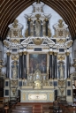 Ensemble du maître-autel : autel, tabernacle, retable, 3 degrés d'autel