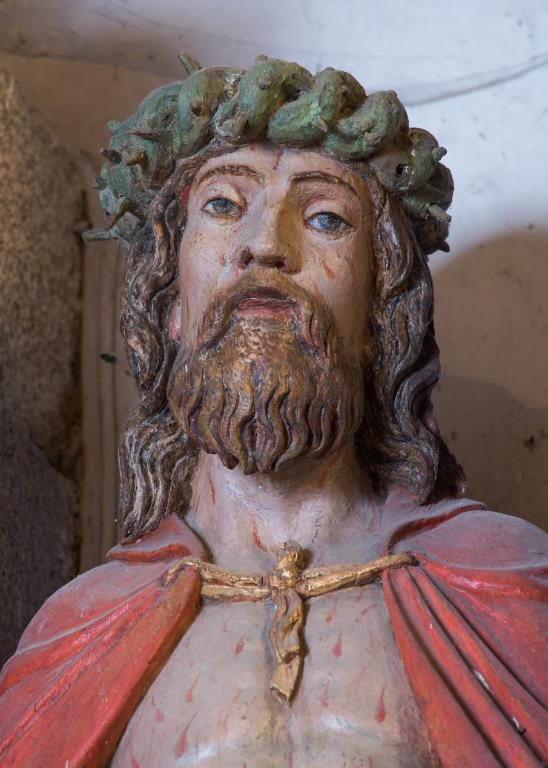 Statue : Christ aux outrages, Eglise Saint-Cyr et Sainte-Julitte (Molac)