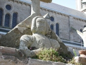 Vestiges du gisant de Jacques II du Guémadeuc