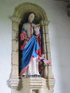 Statue (d'applique) : sainte Geneviève