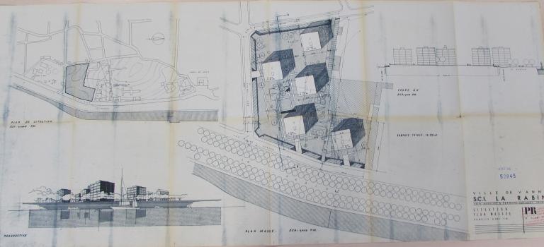 Ensemble de quatre immeubles, dit résidence de La Rabine (Vannes)