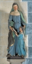 Statue sur culot : Education de la Vierge
