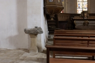 Pierre sonnante, Place Ernest Lemoine (Bieuzy fusionnée en Pluméliau-Bieuzy en 2019)