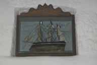 Maquette ex-voto : trois-mâts