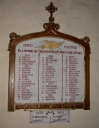 Tableau commémoratif des morts de la guerre 1914-1918