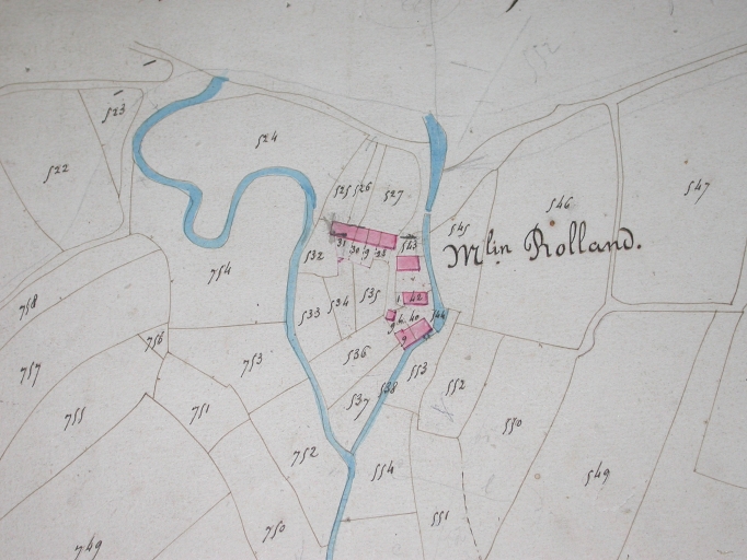 Moulin à farine Rolland, actuellement maison (Ploeuc-sur-Lié fusionnée en Ploeuc-L'Hermitage en 2016)