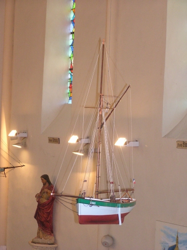 Ex-voto de bateau : Sainte Jeanne