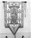 Bannière de procession : Vierge, église paroissiale Saint-Martin (Erbrée)