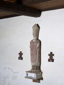 Statue 1 : Saint Méen, chapelle Saint-Méen (La Chapelle-Caro fusionnée en Val d'Oust en 2016)