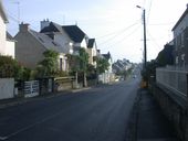 Rue du Général Giraud et du Général Weygand, route de Berric ou chemin départemental n° 104 de Vannes à Questembert (Vannes)