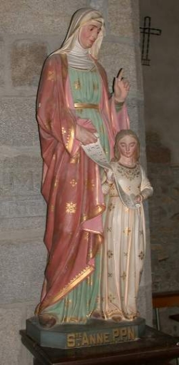Statue : Education de la Vierge
