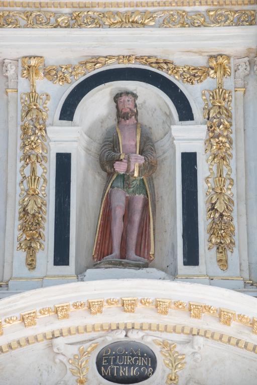 Statue : Ecce homo, chapelle Notre-Dame-la-Blanche (Theix)
