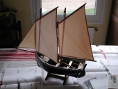 Maquette du bateau "La Clarté"