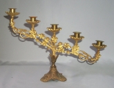 Paire 2 de chandeliers d'église