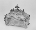 Boîte aux saintes huiles et ampoule à huile des catéchumènes