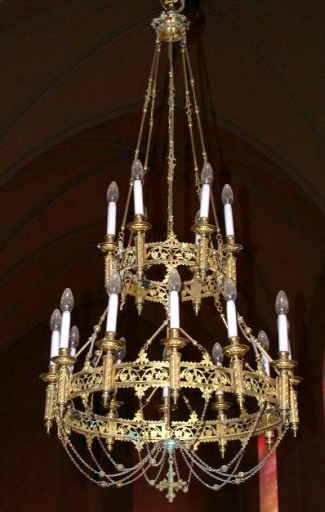 Paire 1 de lustres d'église