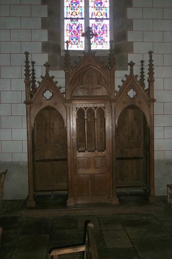 Ensemble 2 de 2 confessionnaux