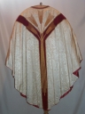 Ornement blanc : chasuble, étole