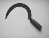 Outil de pêche à pied : faucille de goémonier