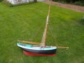 Maquette de bateau de charge : gabarre du Trieux