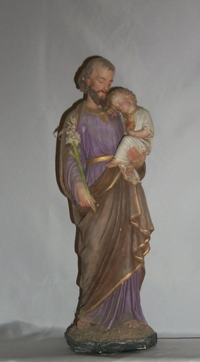 Statuette 1 : saint Joseph et l'Enfant
