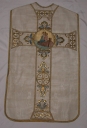 Ornement blanc 2 : chasuble, étole, manipule
