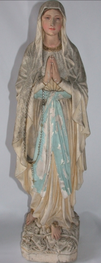Statuette : Vierge, dite Notre-Dame de Lourdes