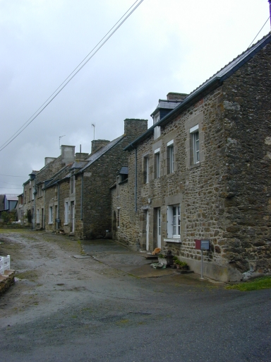 Alignement de maisons, Pont ès Omnès (Pleurtuit)