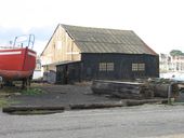 Atelier de chantier naval dit cabane de sablage des Charpentiers de Marine Camarétois, le Sillon (Camaret-sur-Mer)