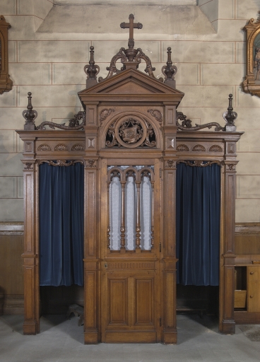 Paire de confessionnaux