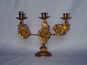 Ensemble 1 de 2 chandeliers d'autel