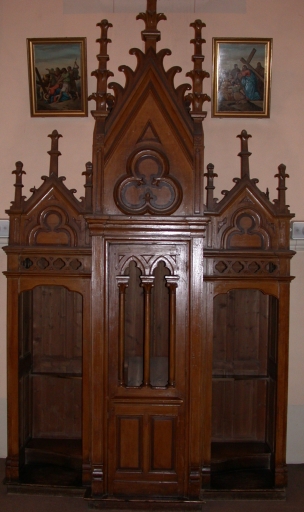 Ensemble de 4 confessionnaux