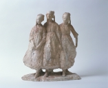 Groupe sculpté : Retour du pardon, dit aussi Sourire de Bretagne ou Pardon de Plougastel