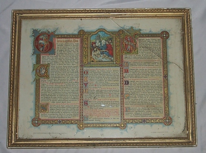 Ensemble 5 de 3 canons d'autel