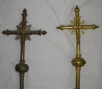 Paire de croix de procession