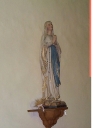 Statue (grandeur nature) : Vierge, dite Notre-Dame de Lourdes