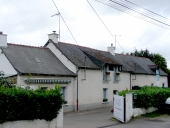 Alignement de maisons, le Rocher (Bruz)