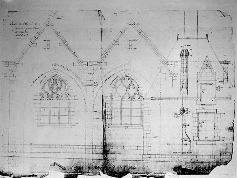 Église paroissiale Saint-André (Le Roc-Saint-André fusionnée en Val d'Oust en 2016)
