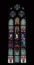 Ensemble des 2 verrières à personnages des baies 9 et 10