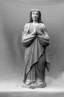 Statue (d'applique, demi-nature) : sainte, église Paroissiale Notre-Dame (Kergrist-Moëlou)